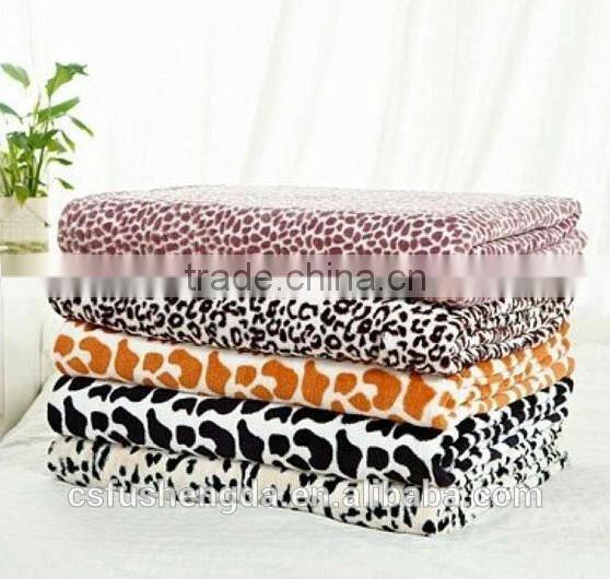 Factory sale custom new design sherpa bonded easy flannel baby blanket