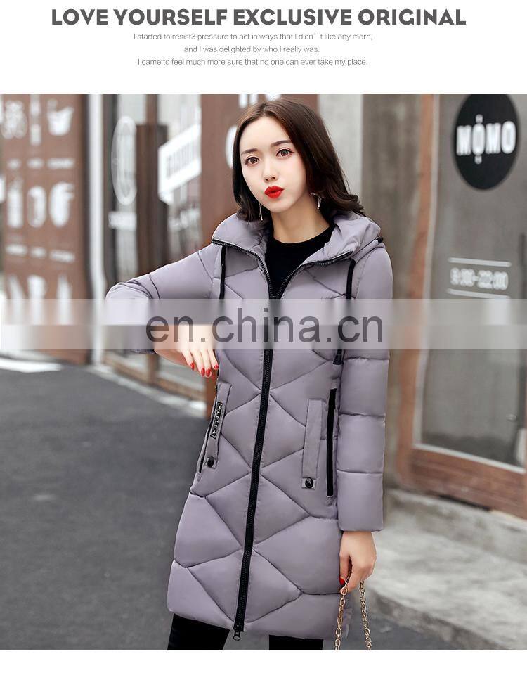 Winter cotton women in the long section of the Slim cotton-padded Korean version of the down jacket students jacket fashion wome