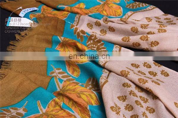 2016 indian style autumn winter warm women wool shawl plain woven worsted thin 80s pure wool print scarf