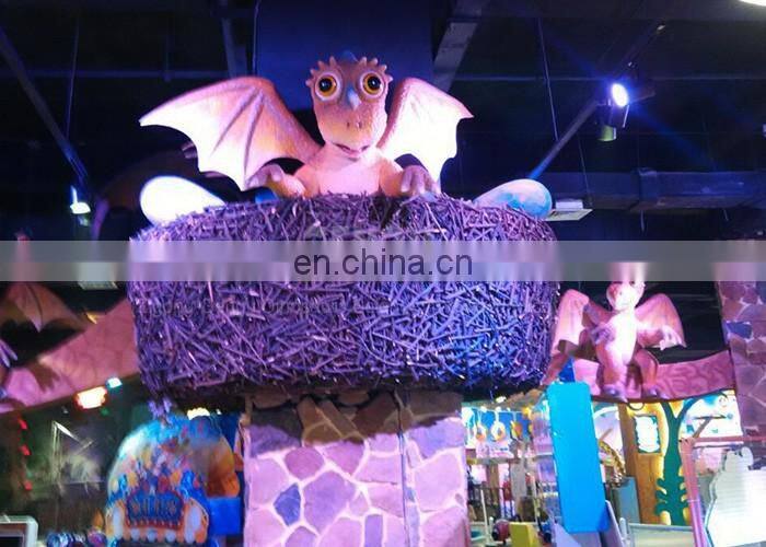 Indoor Playground High Simulation Cute Cartoon Dinosaur Model