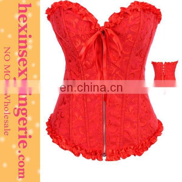 Latest fashion lanb overbust wholesale leather corset