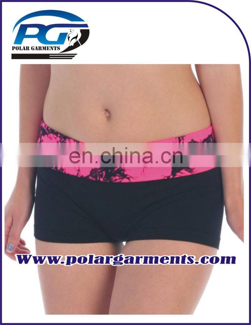 Pink waistband women short