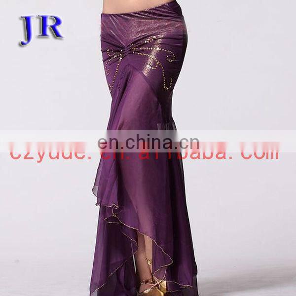 Sexy Cheap price chiffon belly dance mermaid skirt