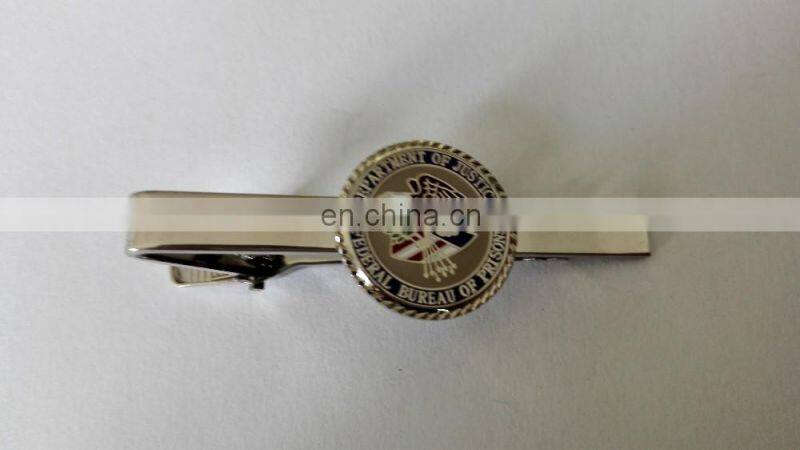 Custom logo metal tie tack pin