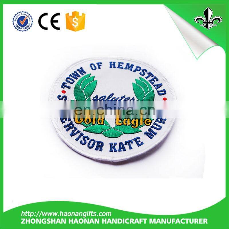 wholesale custom high quality cheap embroidery badge
