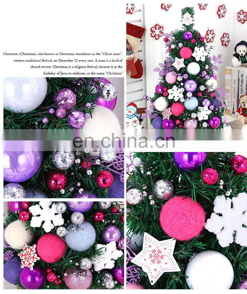 Small Artificial Christmas Trees Blue 20-50cm Mini Plastic Tabletop Christmas Tree