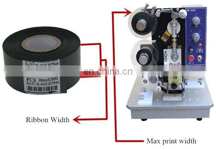 25mm*100m Hot Stamping Foil Rolls /Fineray Brand Date Coding Ribbon for expiry printing