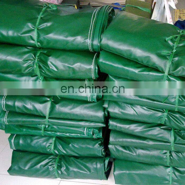 Customized heavy duty plastic tarpaulin cover by PVC coated polyester mesh fabric