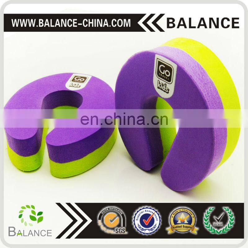 Colorful Cartoon Animal Foam Cushion Bundled Baby Child Kid Cushion Finger Hand Safety, Curve Shaped Door Stop Guard
