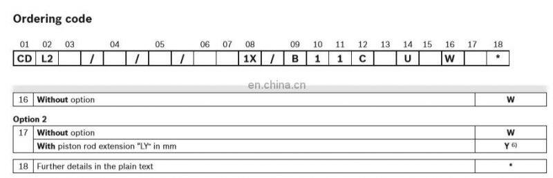 Rexroth CDL2 series of CDL2MP5,CDL2MT4,CDL2MF3,CDL2M00, heavy load hydraulic cylinder,oil cylinder
