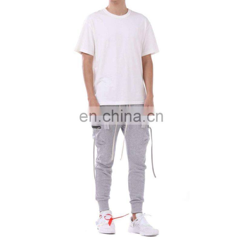DiZNEW Customized Wholesale Cargo Joggers 100% Cotton Sweatpants With Pockets