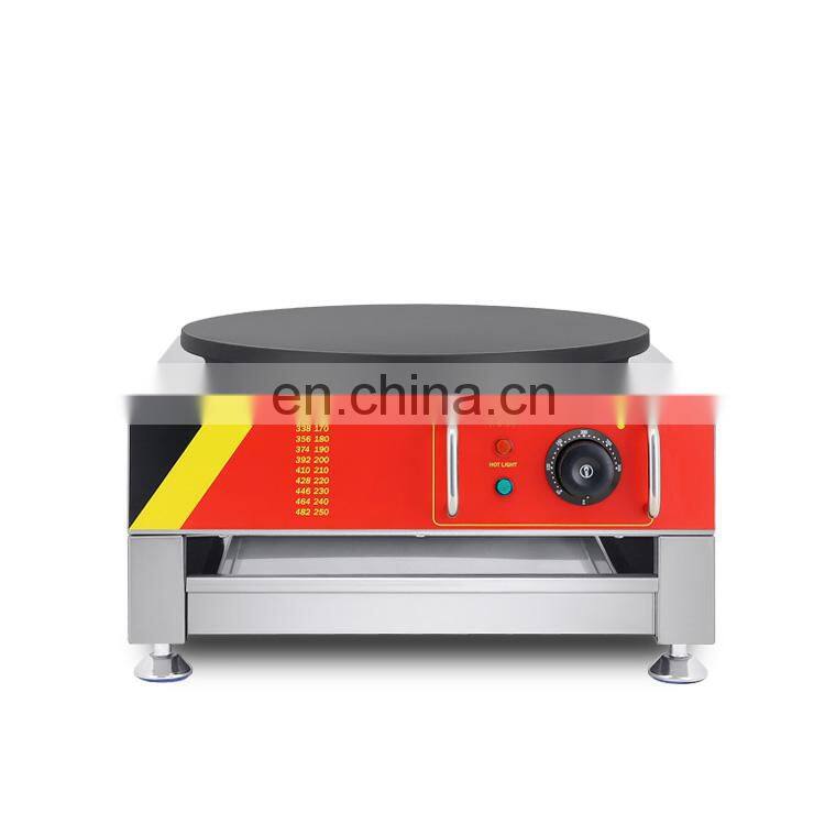 Industrial Cooking Equipment Crepe Maker / Crepe Pancake Maker/ Electric Crepe Maker Machine
