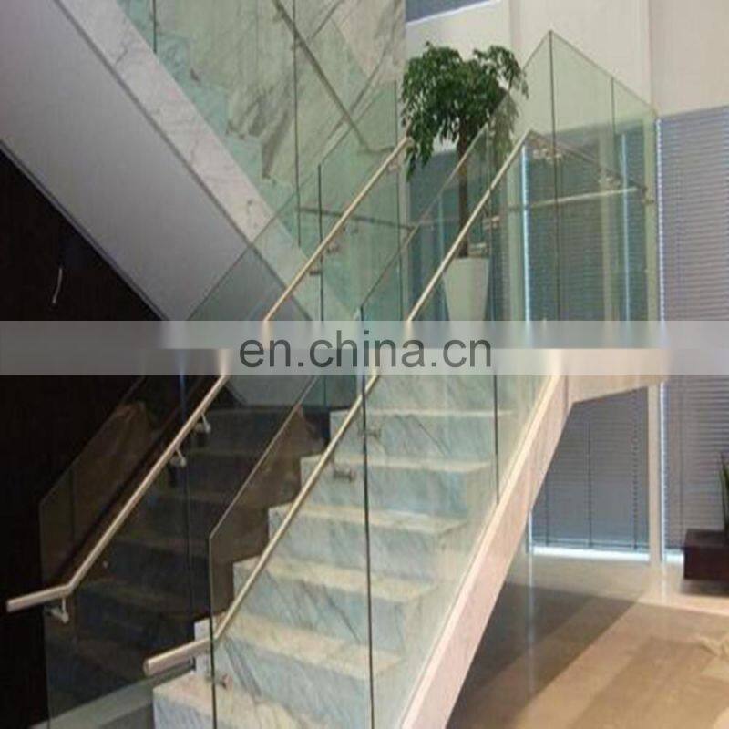 indoor upstairs glass railing glass