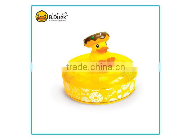 B.Duck plastic material candy storage box for promotional
