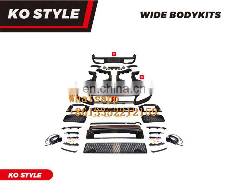 2020y G wagon W464 G63 G500 G350 front bumper fender lights rear bumper new G body kit for cars W463A G63 B900 W464 autoparts