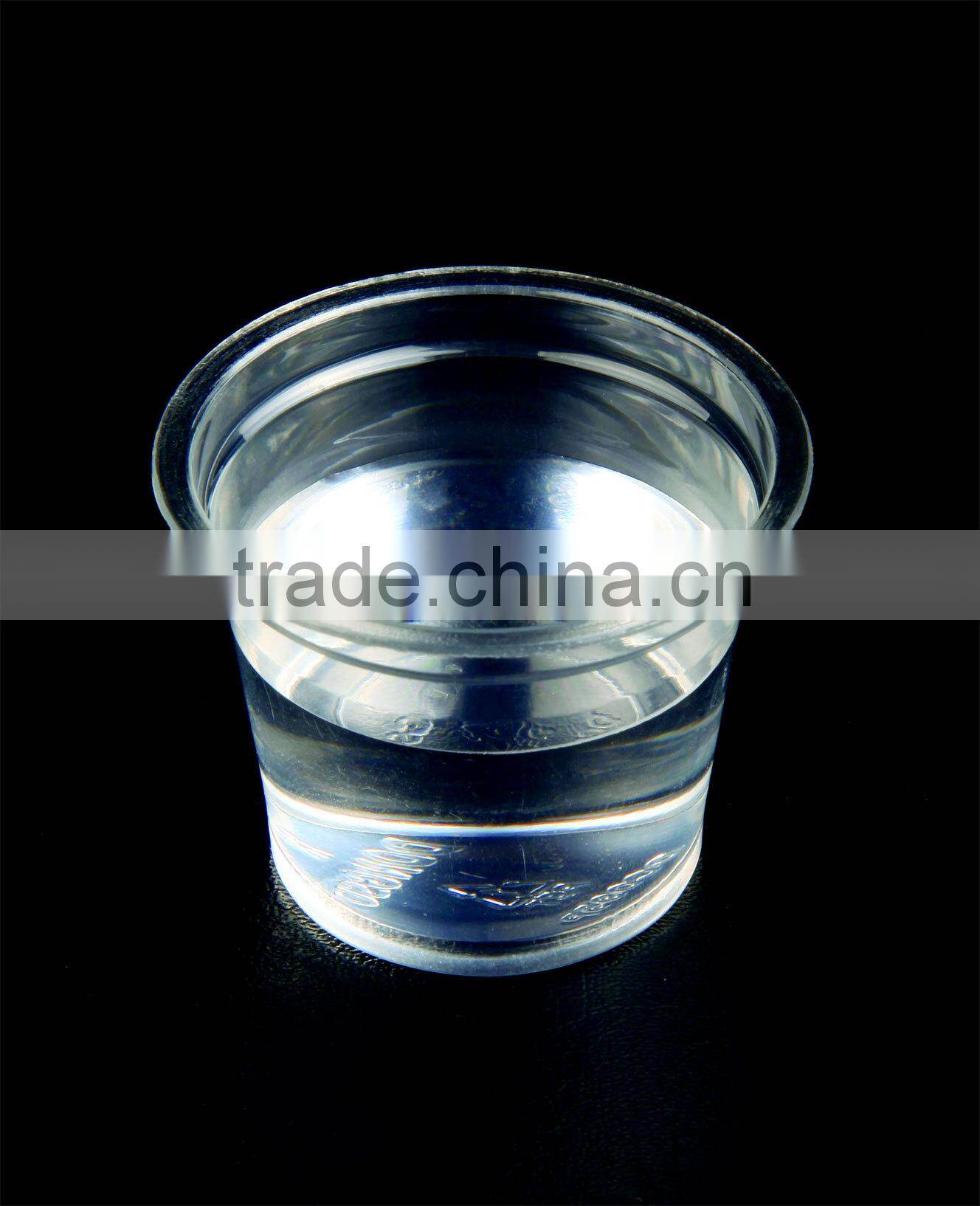 0.95OZ disposable sauce cup, PET portion cup, clear PET condiment cup with flat lid, factory made 28ml/30ml sauce cup