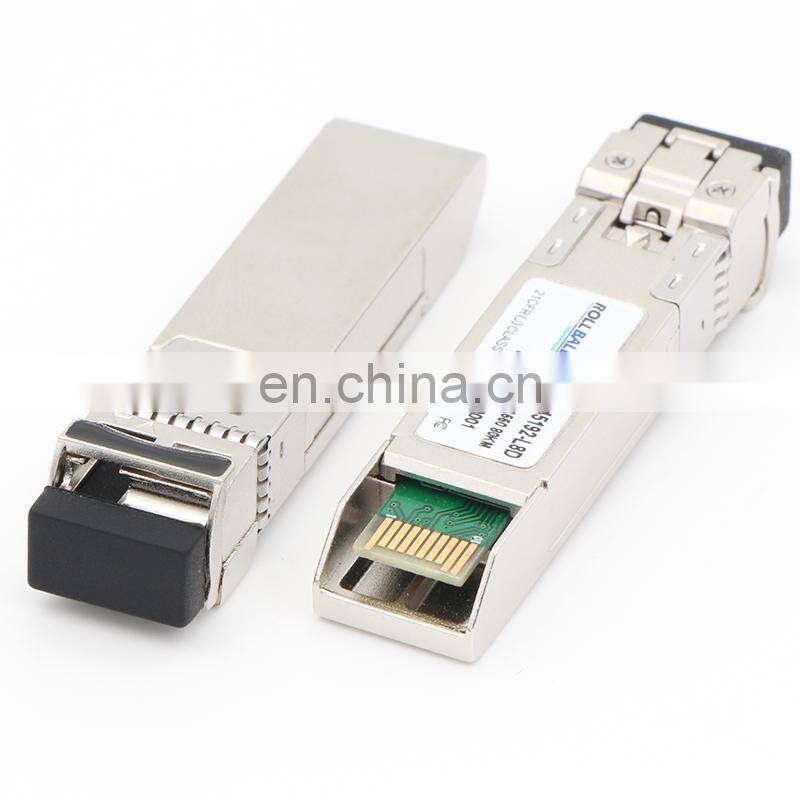 80 km LC Connector SFP+ 10G SFP BIDI TX1270nm RX1330nm Transceiver Module