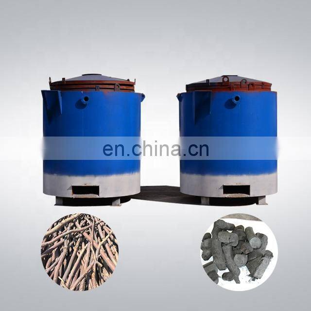 Energy saving environmental protection Pinenut shell charcoal production kiln used as fuel