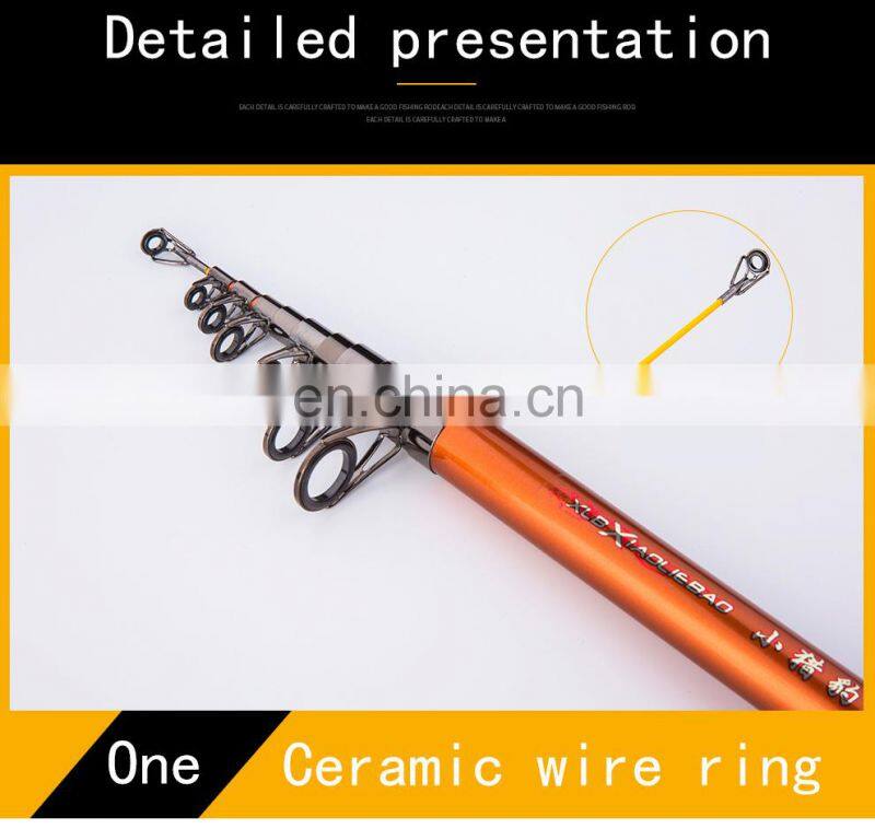 Mini Travel Telescopic Fishing Rod with Spinning Fishing Reel Tackle Combos Kits