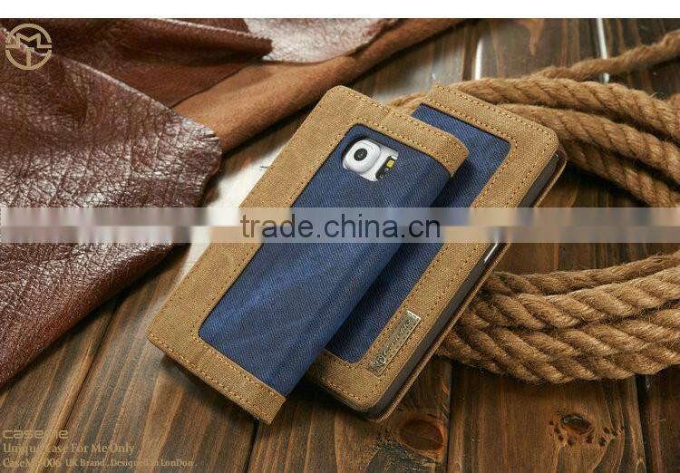 Wholesale bulk flip case cover for samsung galaxy s6edge cases