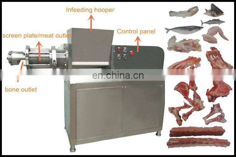 Fish bone removing machine meat and salmon deboner