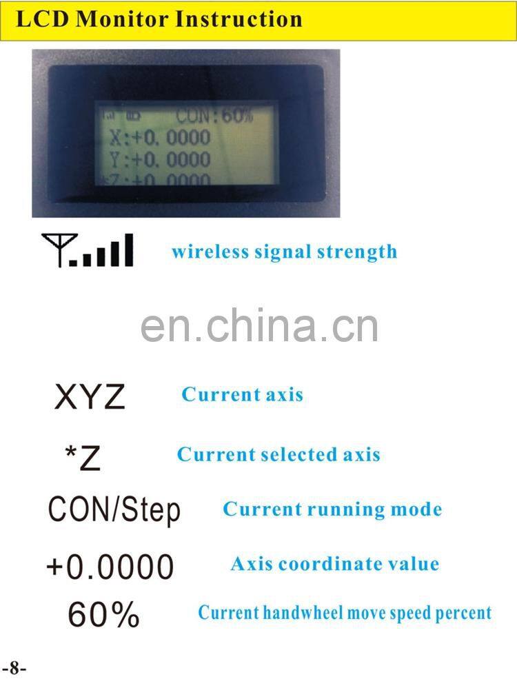 WHB04B-6 6 Axis XHC Usb Wireless Mach3 Remote MPG Pendent CNC pendant USB Handwheel