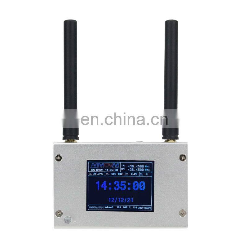 Duplex MMDVM Hotspot with Aluminum Alloy Shell Color Display Screen Supporting For C4FM/DMR/DSTAR P25