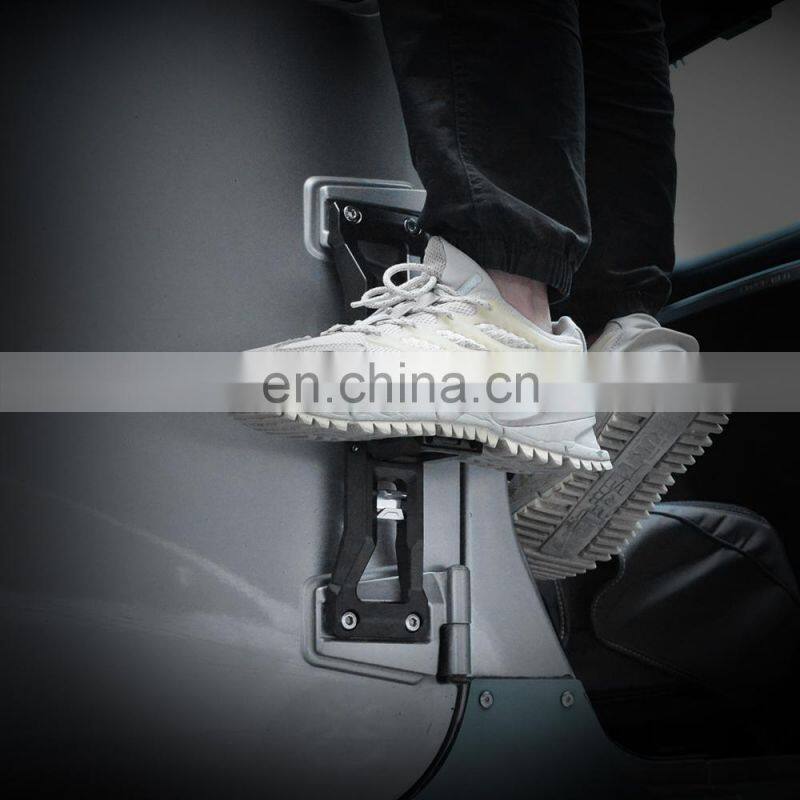Door hinge step for Jeep Wrangler Maiker manufacture accessories side step with bottle opener