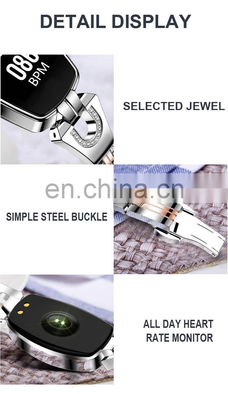 H8 Women inch TFT screen Smart Watch Sleep Monitoring Multiple Sport Mode Remote Camera Smart Watch New Model 2021