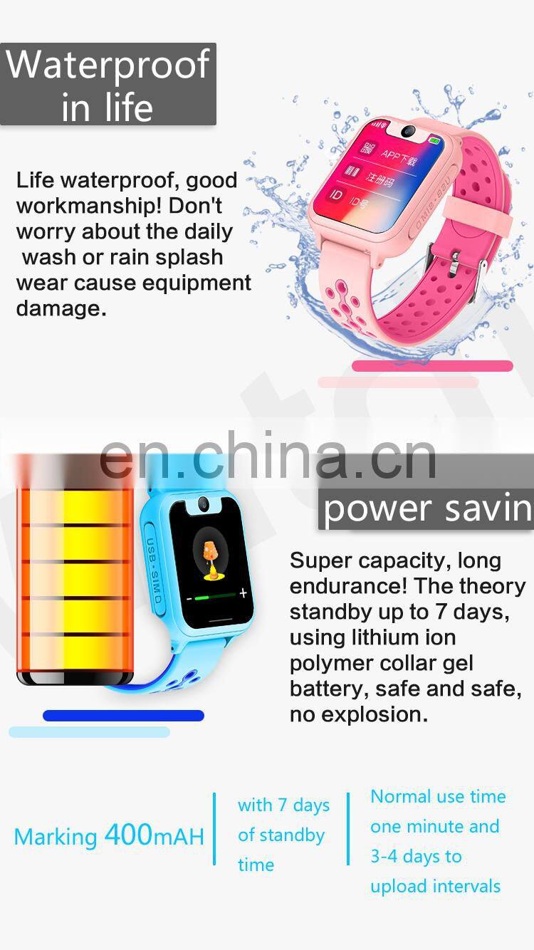 2018 hot selling Sim card lbs SOS smart watch Q6 tracker kids smartwatches with gps tracker