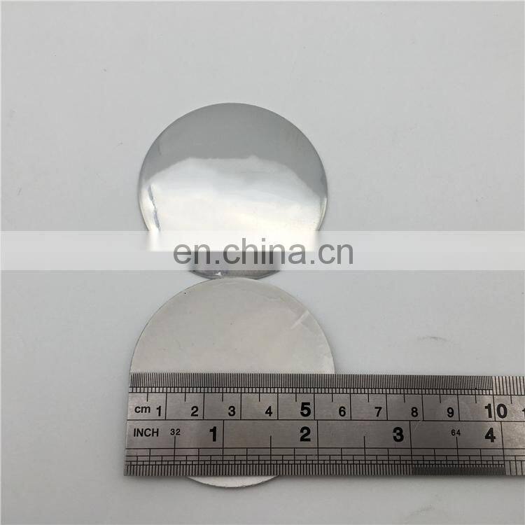 High Quality Aluminum 60MM Custom Silver Badge Car Wheel Cover Sticker For Vesta