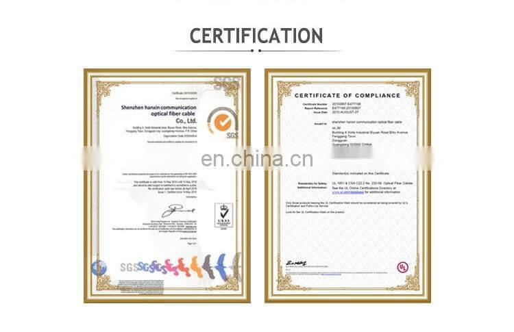 Outdoor GYTA GYTS ADSS 120 core Aerial duct single mode fiber optic cable