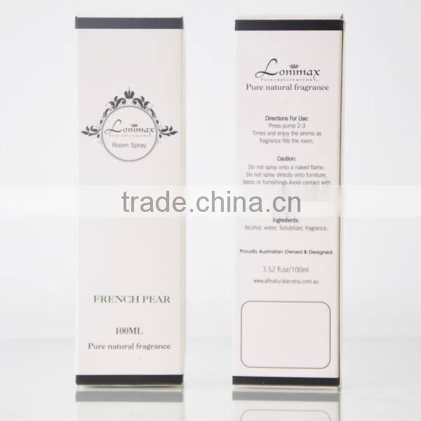 100ml fragrance room spray,eco-friendly air freshener, home fragrance spray SA-1909