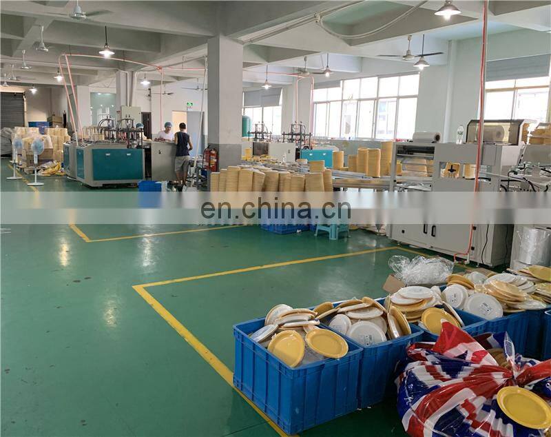PP600H Automatic take away pizza tableware Paper Plate Forming Machine, festival fruit candy carton tray making machinery