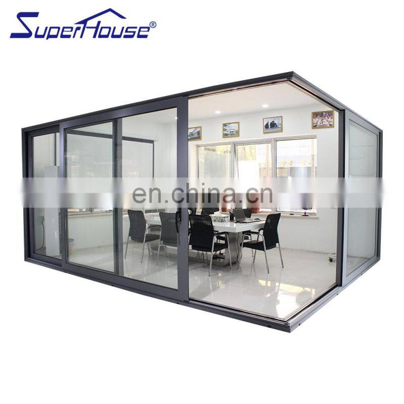 Superhouse high quality aluminium bifold doors aluminum frame exterior bi fold doors for house villa