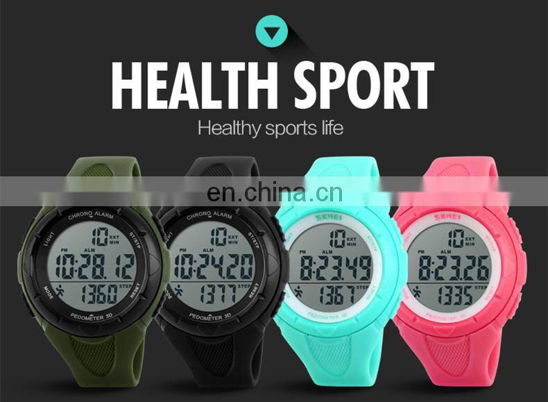 skmei 1108 new products modern design sport jam tangan watch pedometer