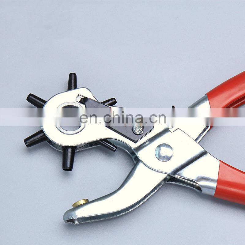 Leather Belt Hole Punch Plier Eyelet Puncher Revolve Sewing Machine Bag Setter Multi-function punch tool