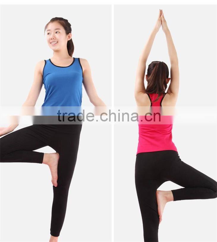 Breathable Cotton Lycra Adult Tank Racer Yaga and Sports Top