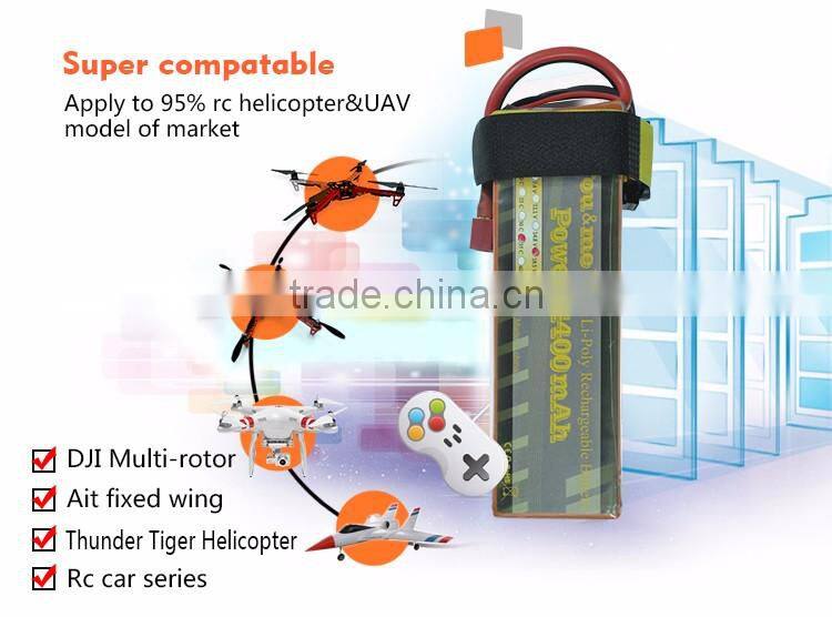 Rc lipo battery 5s 4400mah 18.5V lithium batteries