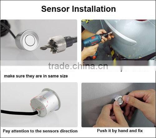 Promotion Parking assistance Rader detection with 3 Leds displar and Bibi sound alarm Good price and High quality