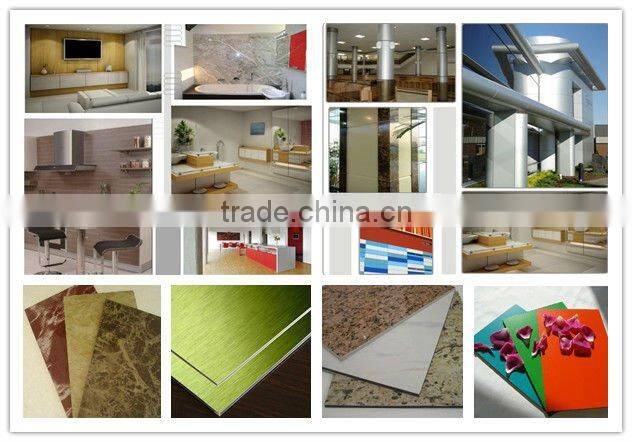 unbroken marble/granite aluminum composite panel folding
