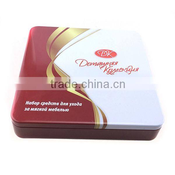 Metal material and food grade square tin box packaging