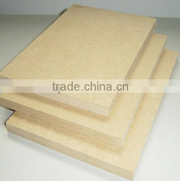 Plain MDF board and Melamine MDF for Furniture or Decoration
