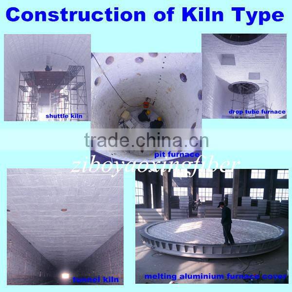 thermal insulation ceramic fiber module for drop tube furnace