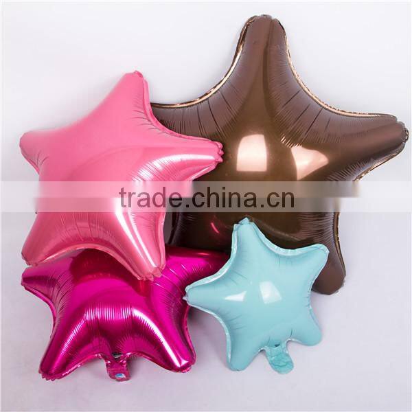 China balloon wholesaler EN71 approved 18'' round silver solid foil balloon