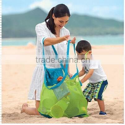 Foldable Fabric Mesh Beach Storage Bag Hot Sell Beach Bag for Kids