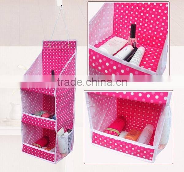 Hot sale non woven storage bag at the hanging on the wall
