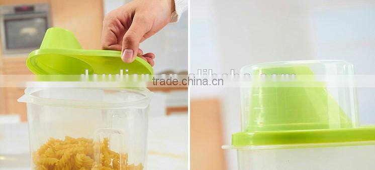 2016 Newest Simple Colorful Transparent Kitchen Tools storage jar