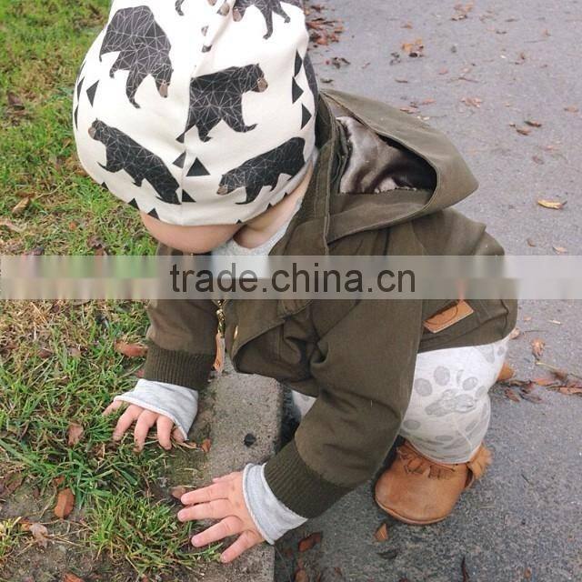 Ins Hot Sale Baby Cotton Printed Spring & Autumn Headwear Newborn Baby Cap Kids Hats