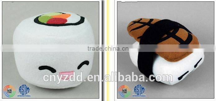 Custom Japanese plush sushi toy/soft sushi toy